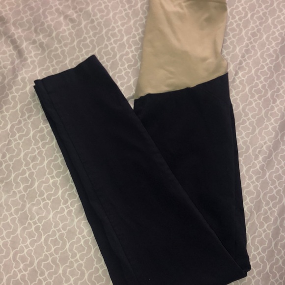 Motherhood maternity, Navy blue skinny crop pants - Picture 1 of 4